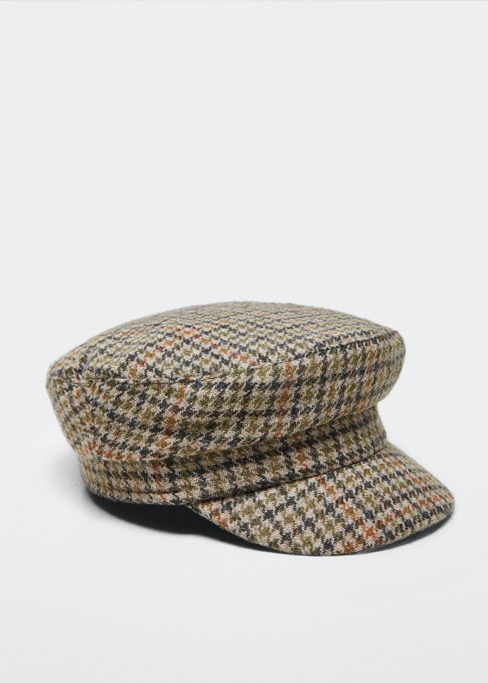 Houndstooth beret -  Women | Mango USA | MANGO (US)