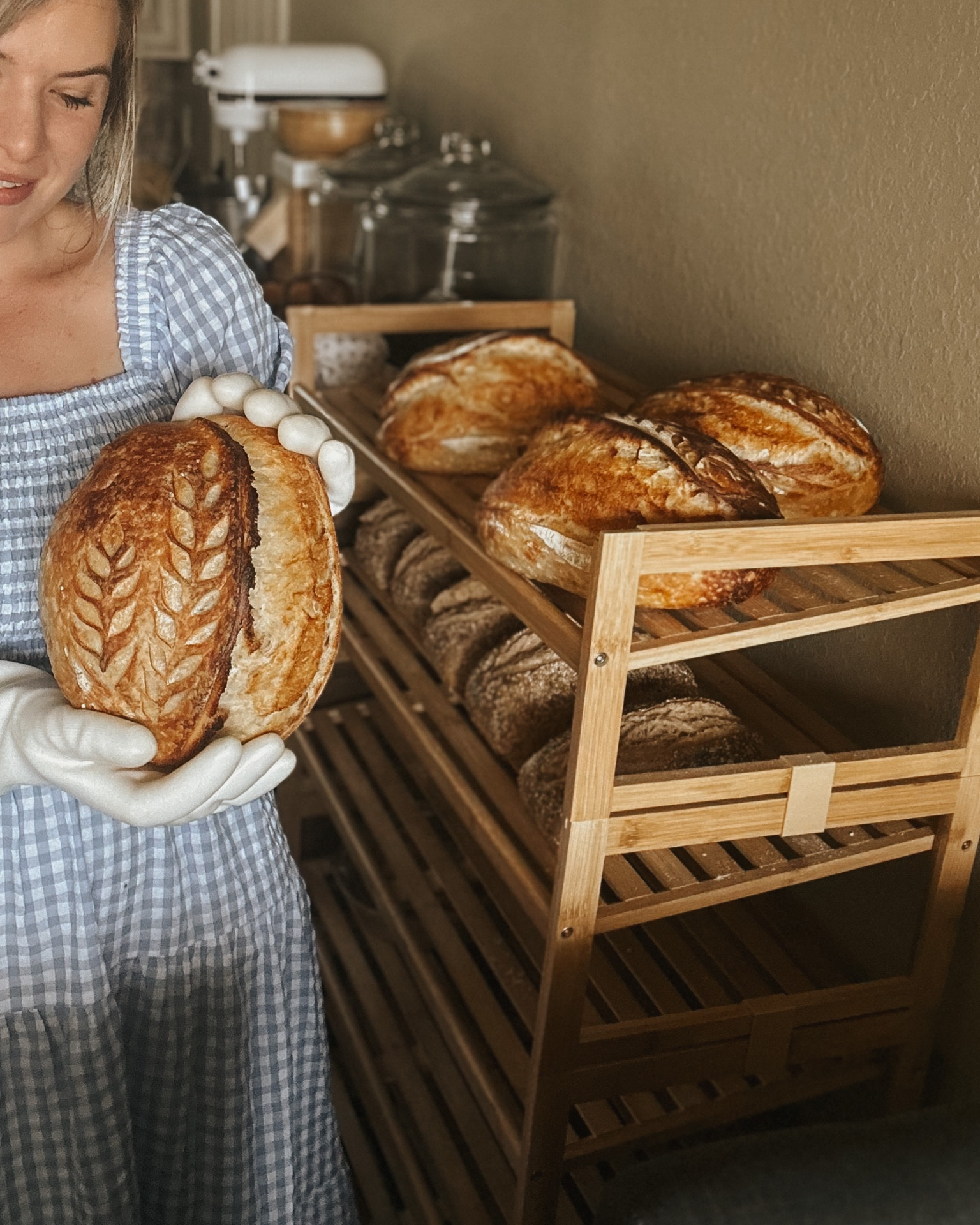 My bamboo cooling rack! Super cute, super practical 🥖 I have 2 of these and stacked them!

#LTKhome