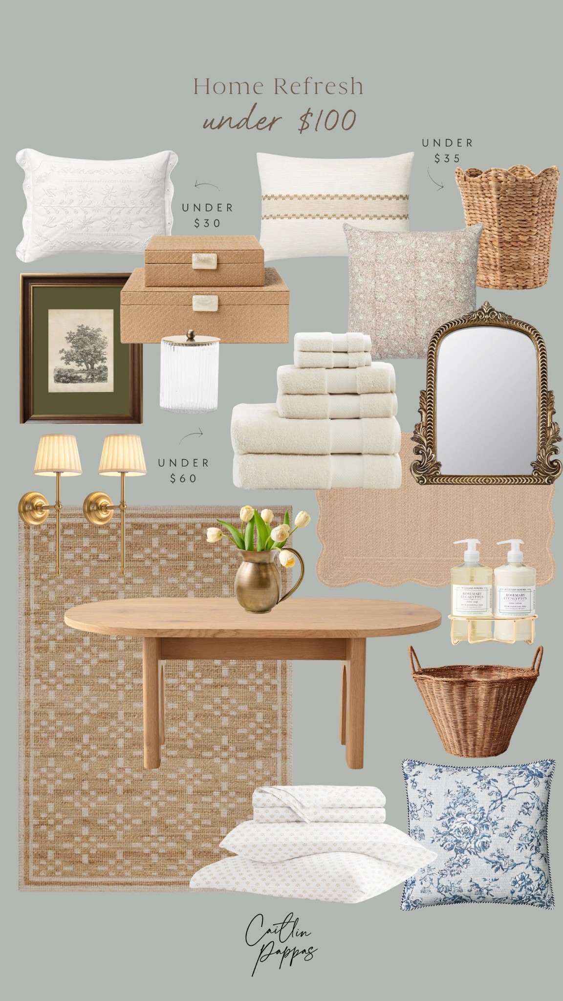 Home refresh under $100 🙌🏻 Loving these affordable home finds for the new year! Home decor, affordable home finds, neutral home, classic home 

#LTKHome #LTKFindsUnder100 #LTKFindsUnder50