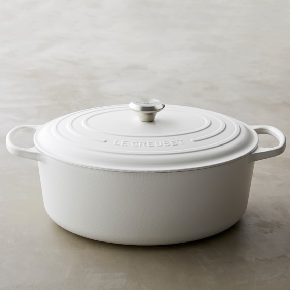 Le Creuset Signature Cast-Iron Matte Oval Dutch Oven | Williams-Sonoma