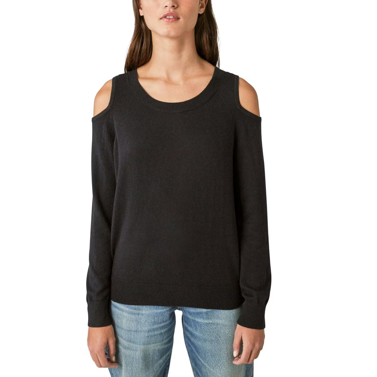 Lucky Brand Womens Cold Shoulder Tunic Sweater | Target