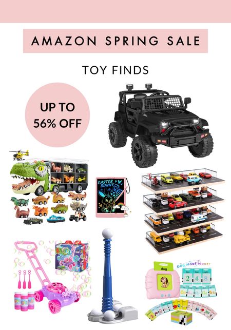 Amazon spring sale ✨ toy finds up to 56% off

Riding car. Dinosaur. Table. Toy cars. Bubbles. T ball. Baseball. Learning. 



#LTKsalealert #LTKkids #LTKfindsunder50