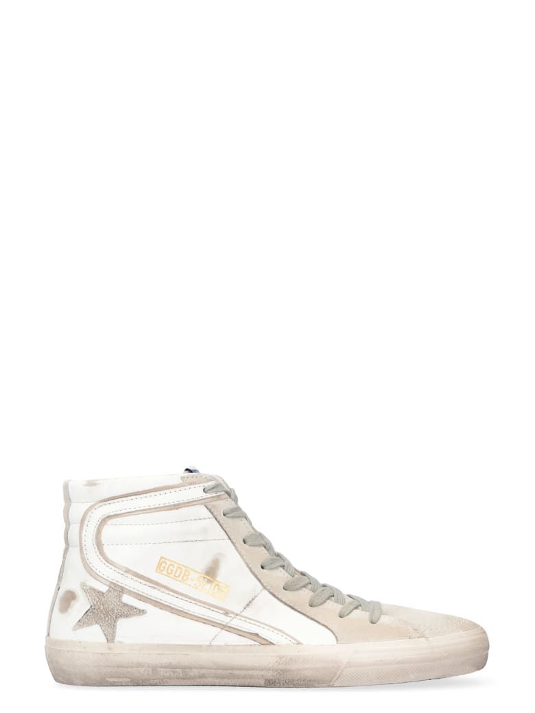 Golden Goose Side Classic Leather High-top Sneakers | Italist