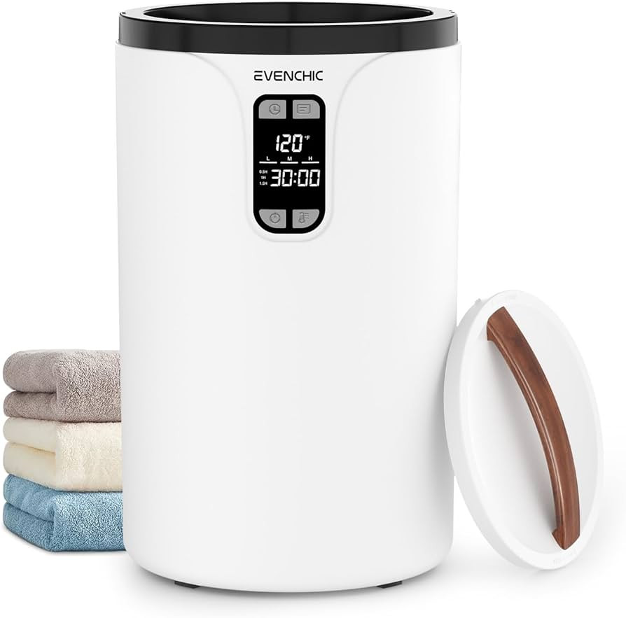 Towel Warmer, 20L Hot Towel Warmers for Bathroom with 24H Timer, Temperature Adjustable, LED Disp... | Amazon (US)