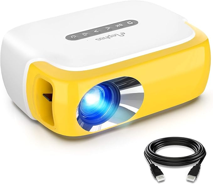 Mini Projector, ELEPHAS Portable LED Full Color Video Projector for Cartoon, TV Movie, Kids Gift,... | Amazon (US)