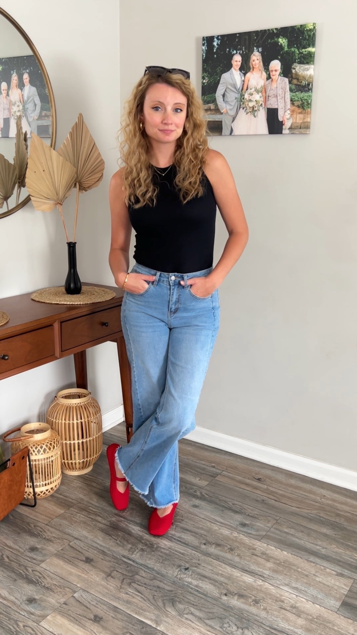 A pop of red for fall! These shoes are so comfy and really elevate any outfit. 

#LTKFindsUnder50 #LTKShoeCrush #LTKStyleTip