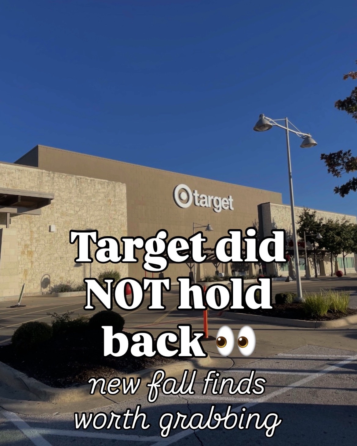 New Target fall finds that had me saying “I LOVE IT!” 🍂

From the softest banded off-the-shoulder long sleeve that’s basically begging to be your new fall uniform, to the $12 corset that is an absolute NEED. I also found comfy new PJs for a fall refresh, cute nail polish in the Target Beauty Studio, and a lightweight cardigan that works perfectly for warm fall weather while still giving you all the fall vibes.

I tried the shoes in store because comfy shoe season is almost here, and the new Icon tumblers are SO cute with that expensive aesthetic for way less.

Which one is your favorite? Save this for your next Target run + follow for more Target finds!

Comment LINK to request the links, but you MUST be following first. 🤎

#TargetFinds #TargetFallFinds #TargetStyle #TargetShopping #TargetFashion #TargetBeauty #TargetPajamas #TargetHome

@Target

#LTKSeasonal
