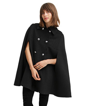 On My Mind Wool Blend Cape | Macy's