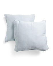 Made In Portugal 2pk 26x26 Chambray Euro Pillows | Bed & Bath | Marshalls | Marshalls