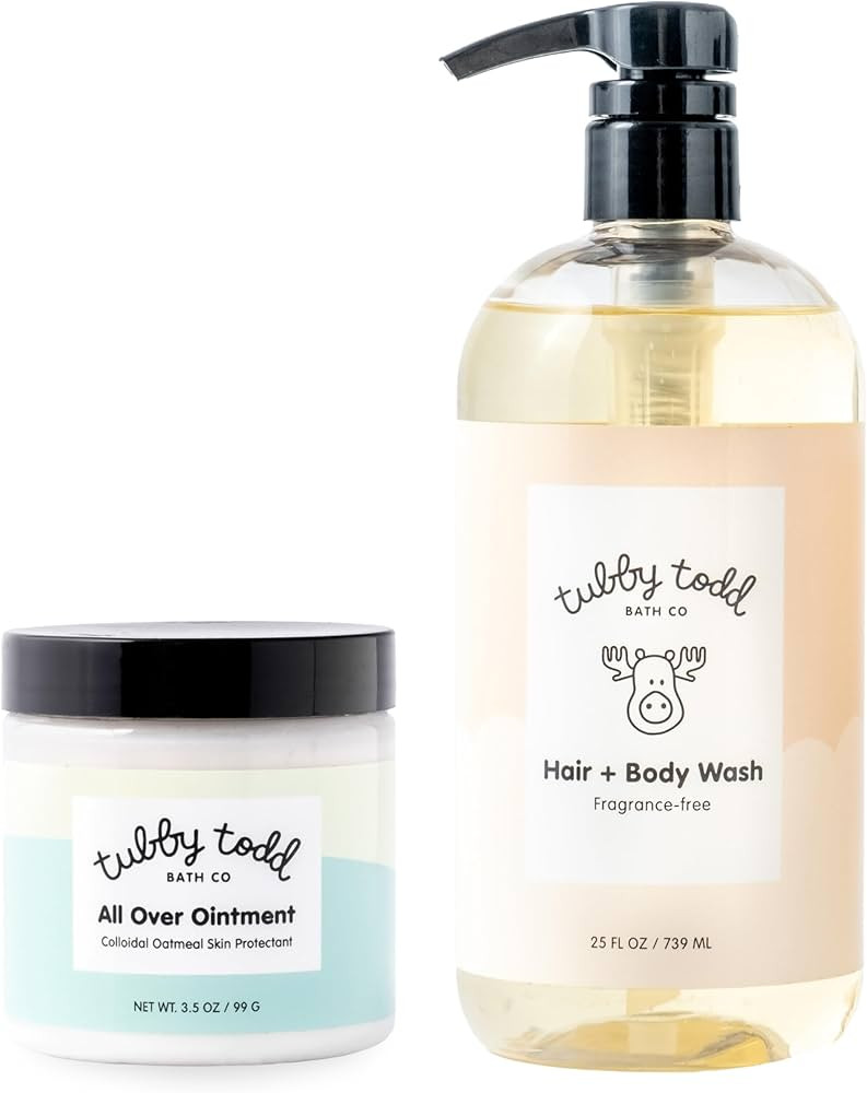 TUBBY TODD's Baby Body Wash & All Over Ointment Eczema Set - Gentle, Hypoallergenic Skincare for ... | Amazon (US)