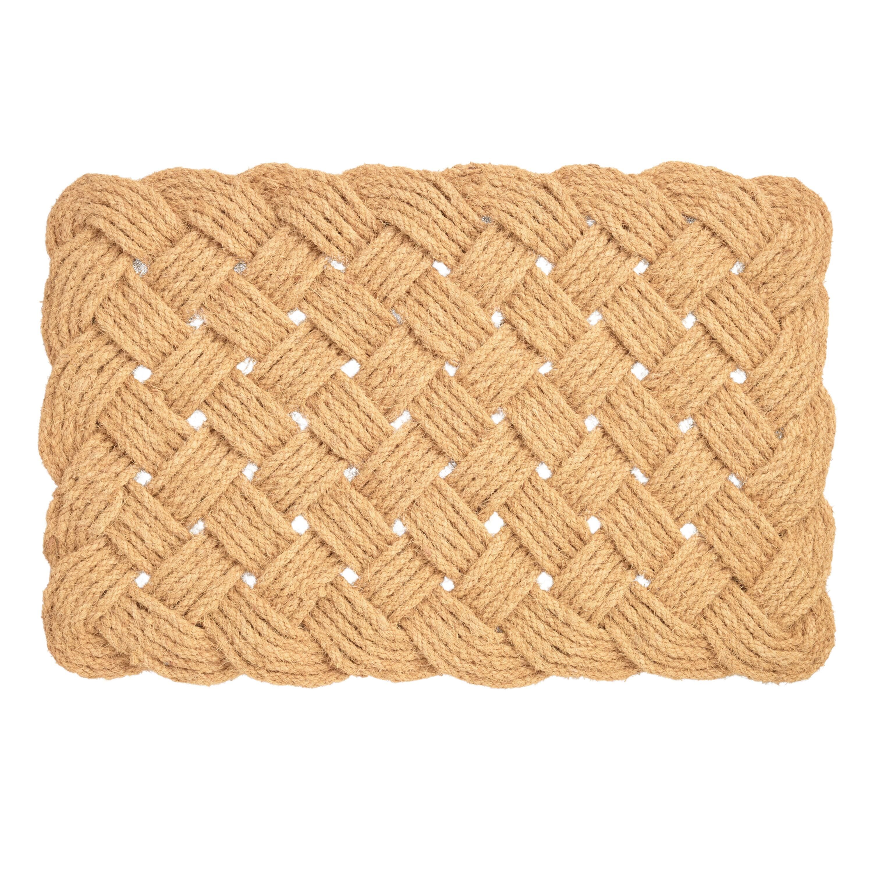 Natural Coir Rope Knot Doormat | World Market