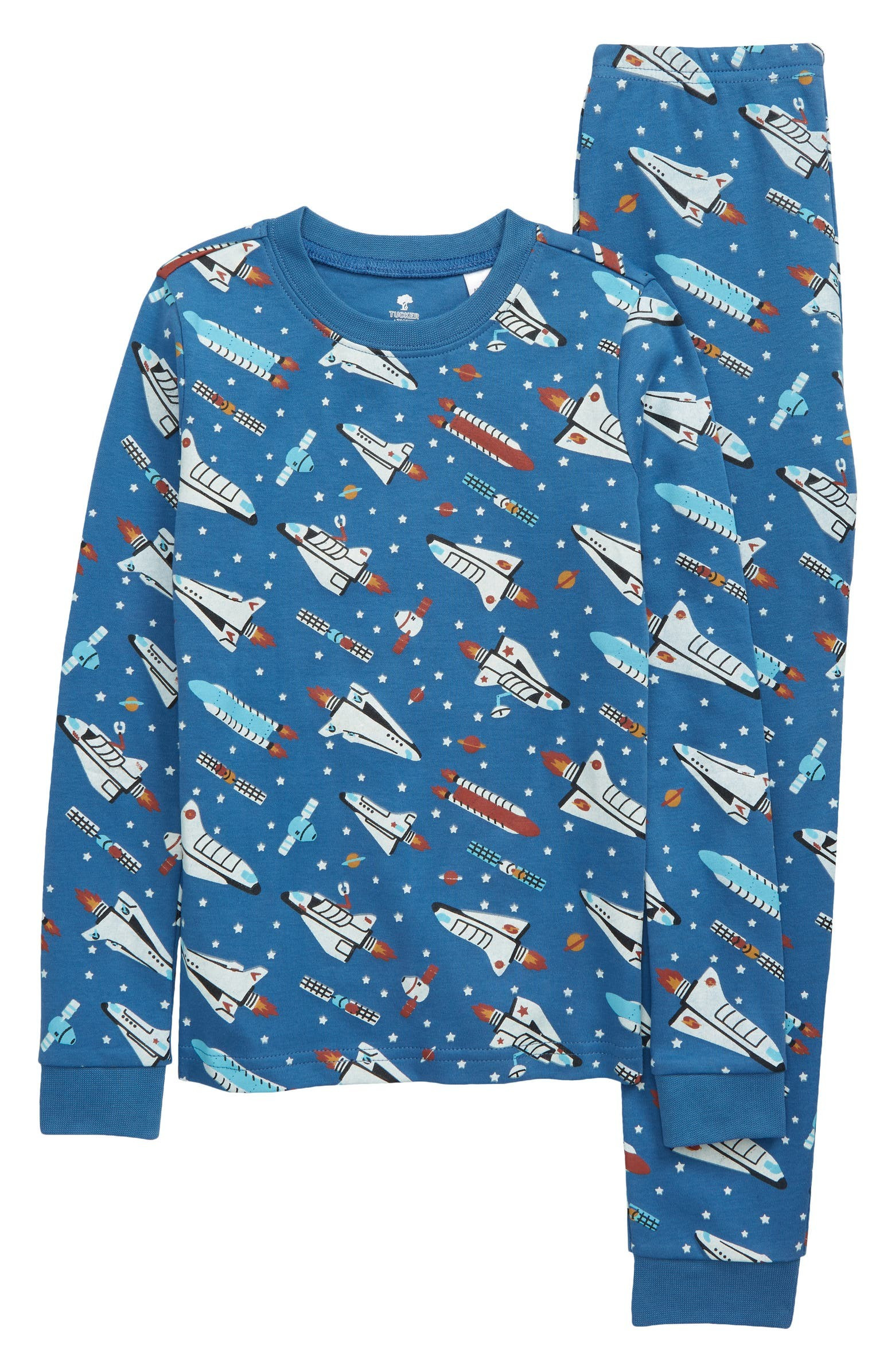 Kids' Glow In The Dark Fitted Two-Piece Pajamas | Nordstrom | Nordstrom