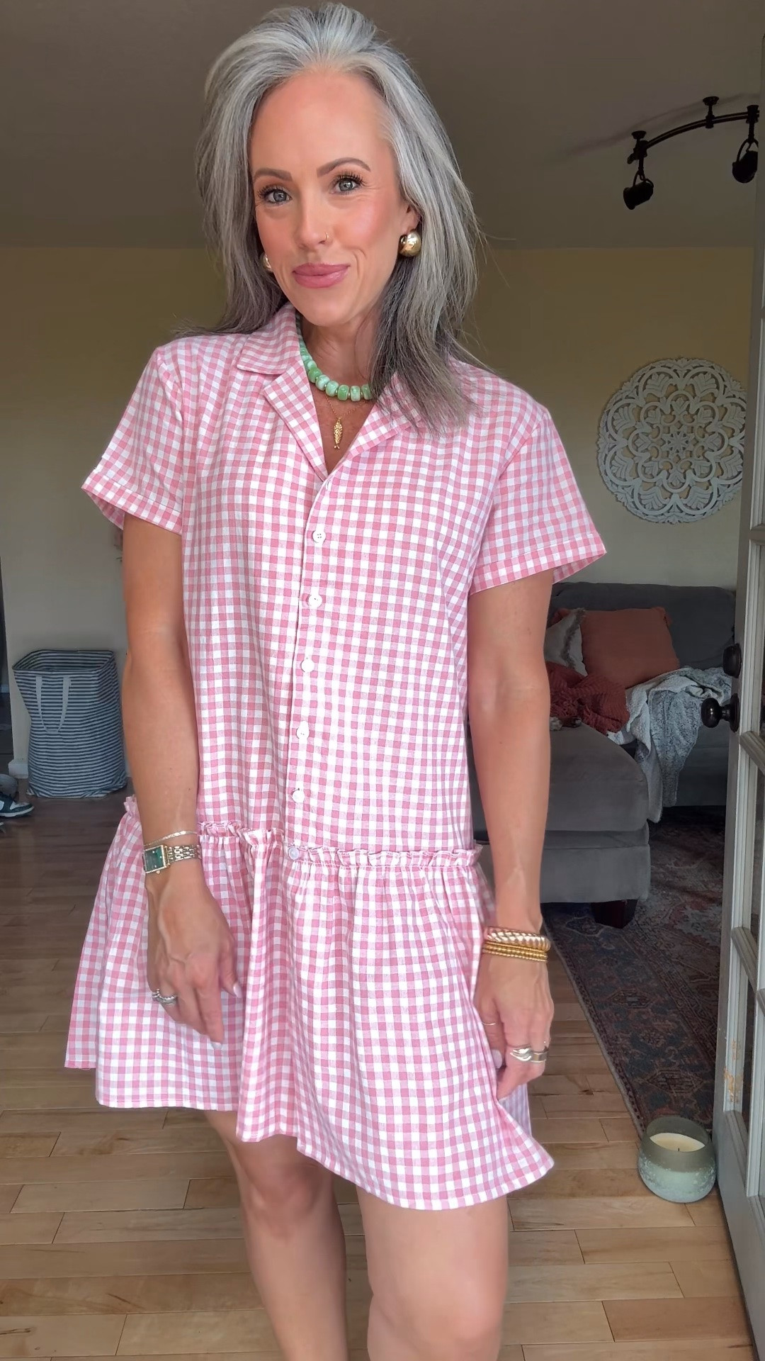 Sizing is all in the video! Cute dresses for summer that won’t go out of style! #summerwedding #summerdress #summerfashion #ginghamdress #momstyle #fashionover40

#LTKootd #LTKmomlife #LTKOver40