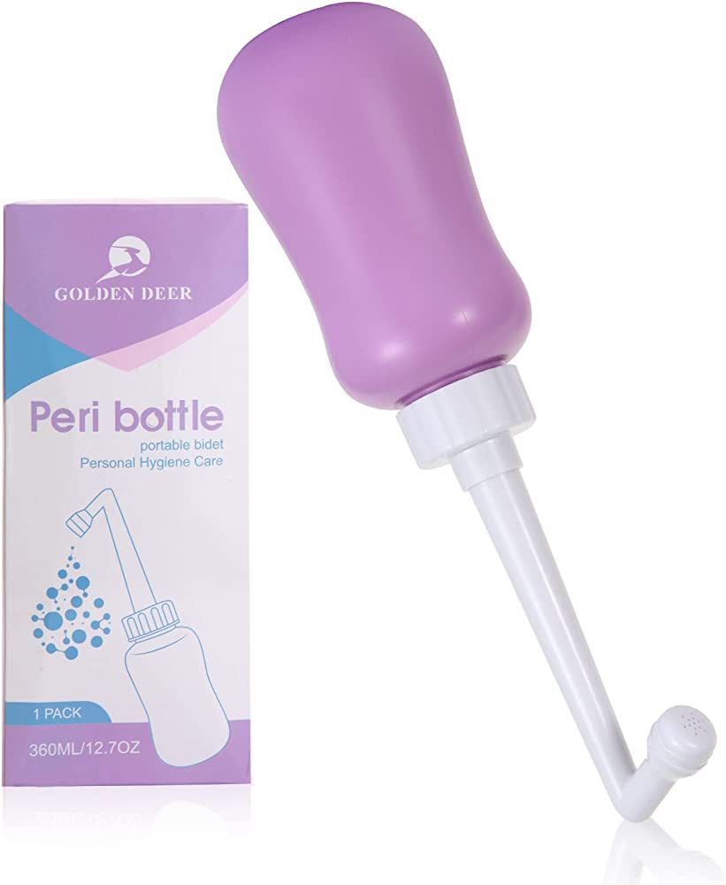 Peri Bottle for Postpartum Care for Perineal Recovery and Cleansing After Birth 12.7 OZ Color: Pu... | Amazon (US)