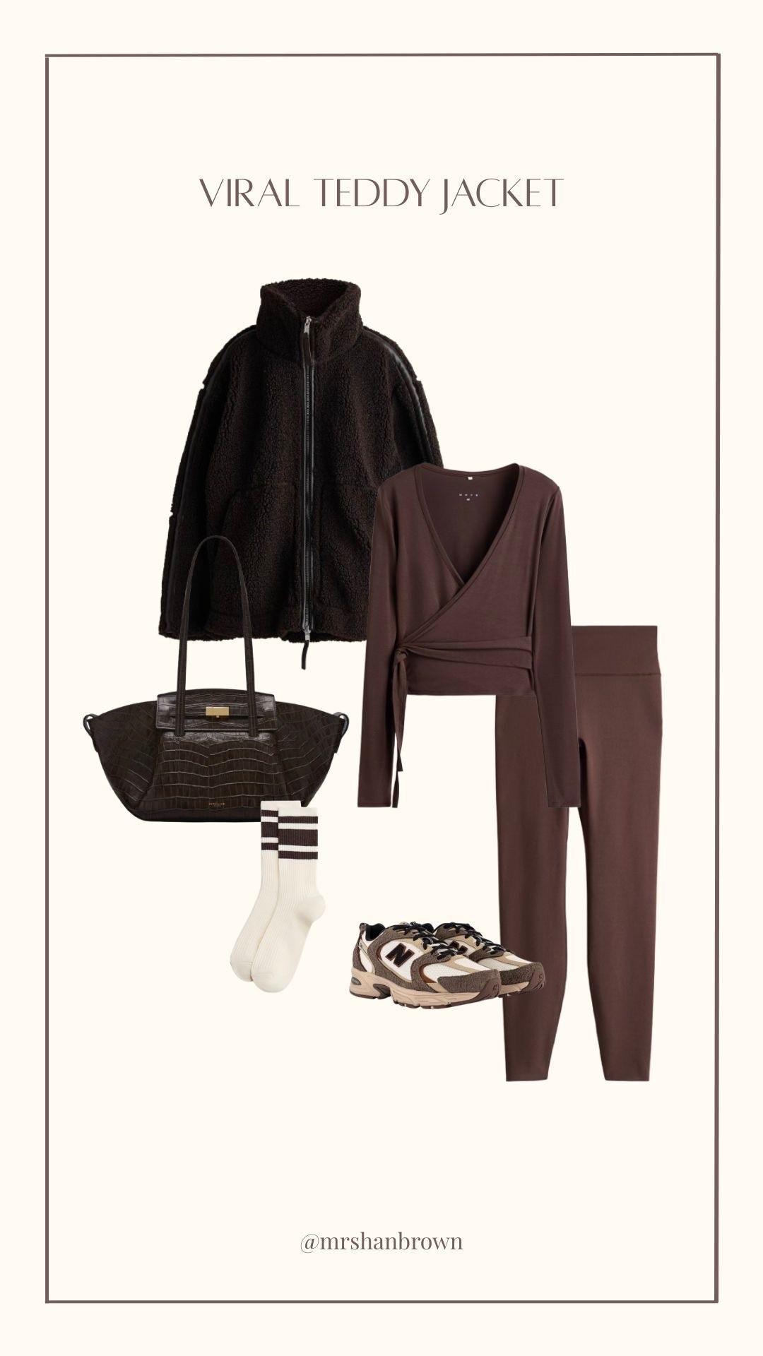 The viral teddy jacket is back girls 👏🏼

Outerwear, autumn jacket, autumn outfit, Athleisure, chocolate brown, new balance, trainers, DeMellier bag

#LTKautumn #LTKuk #LTKstyletip