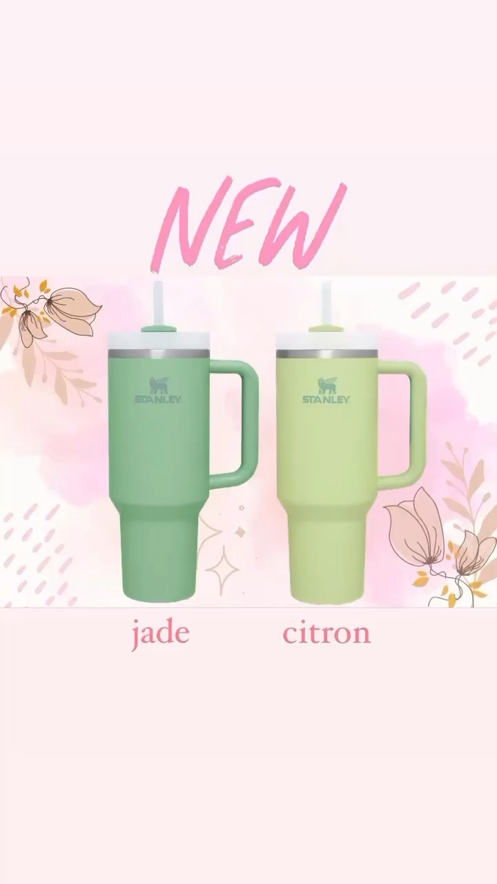 Miss out on Target’s Spring colors yesterday?  Well Stanley’s got you!  Here is their new Citron & Jade release just in time for St. Patrick’s Day this week and the 1st day of Spring this month! 🍀💚🌿

Which shade do you like best?! It’s the citron for me!

* Stanley H2.0 Quenchers 40 oz- $45
* Stanley H2.0 Quenchers 30 oz - $35

#stanley #stanleycup #citron #coffee #reels #reelsviral #viralreels #instagood #trending #explorepage #summer #gift #reelsinstagram #fyp #fypシ #ontrend #viral #musthave #omg #sopretty #summervibes #spring #starbucks #starbuckscoffee #explorepage #green #springbreak #springvibes #fresh #limitededition

#LTKunder50 #LTKhome #LTKSeasonal
