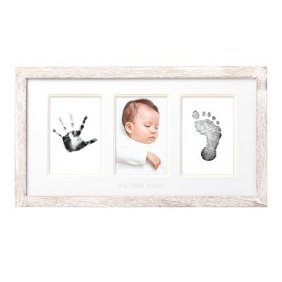 Pearhead Babyprints Photo Frame and Clean Touch Ink Pad, Distressed | Target