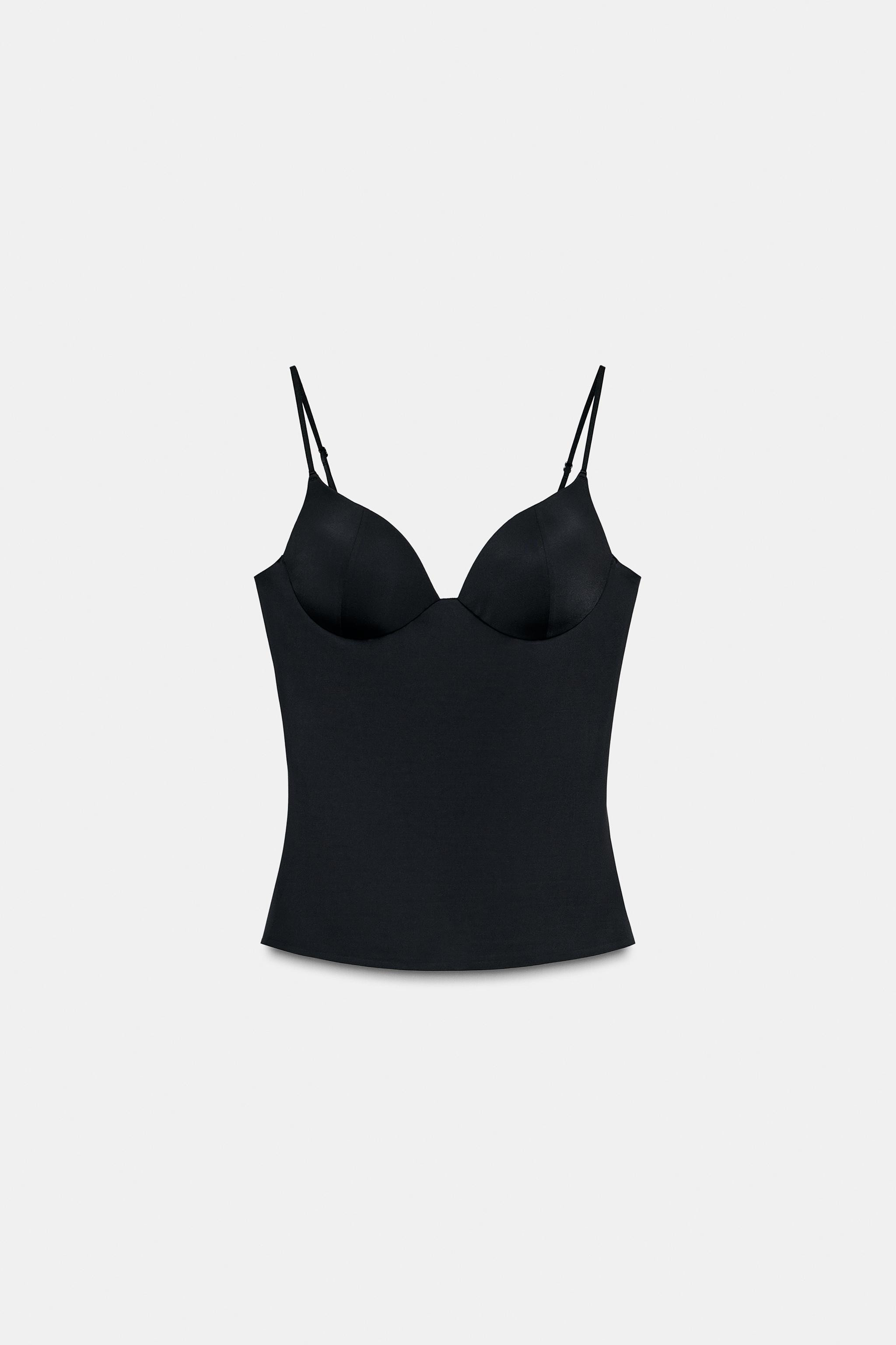 POLYAMIDE BLEND TOP | Zara US