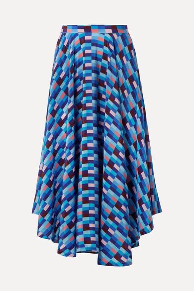 LHD
				
			
			
			
			
			
				French Riviera asymmetric printed silk crepe de chine skirt
				... | NET-A-PORTER (UK & EU)