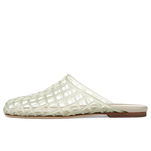 GTBINGGO Jelly Shoes for Women Slip on Jelly Mesh Slides Comfortable Closed Toe Jellies Flats Mules Summer Beach Sandals Green | Amazon (US)