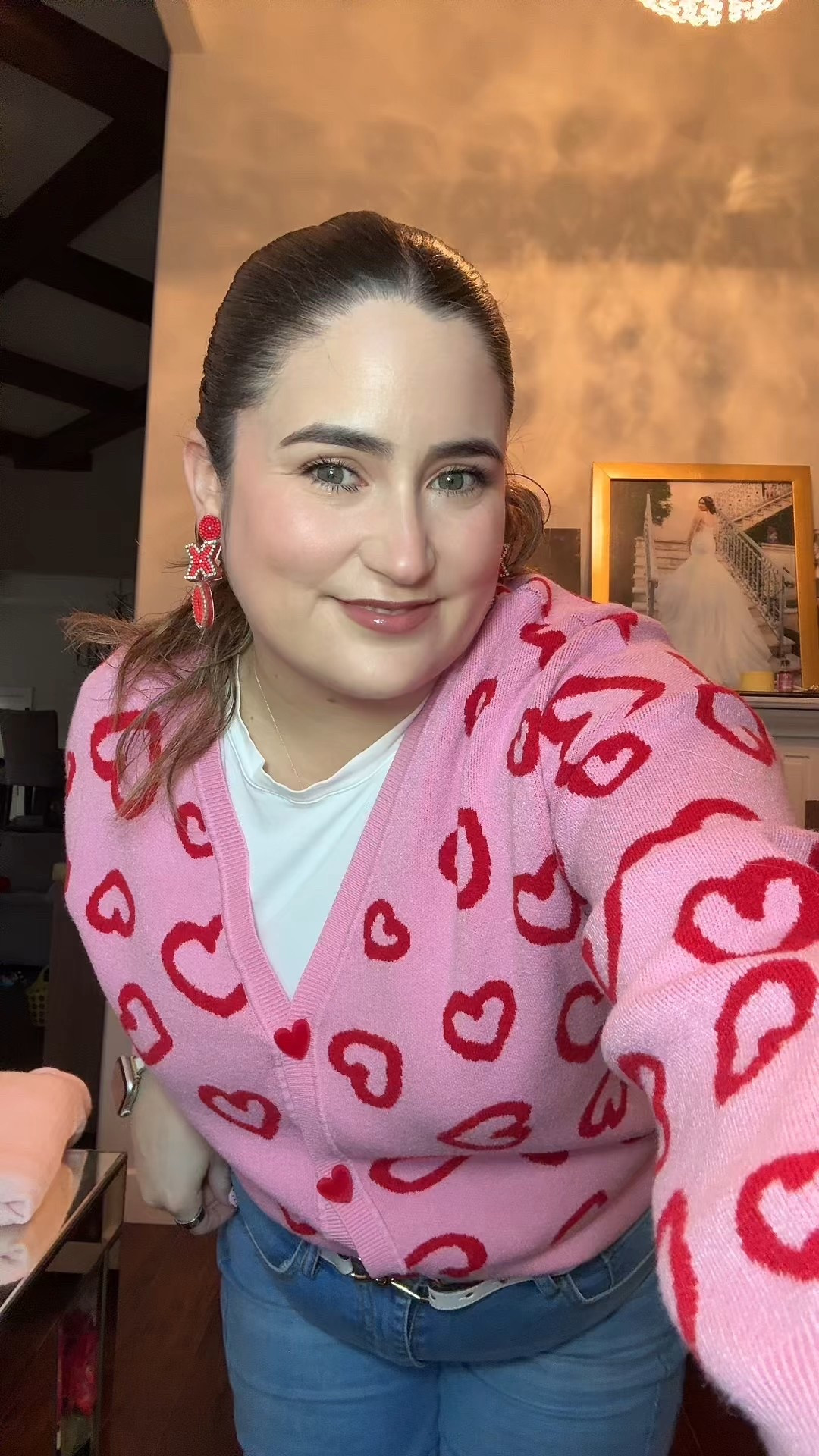Been wearing this cardigan from @target for years now and they made a similar version this year! Sharing vday pieces you need for February on my LTK ❤️💕 #vdayoutfit #teacheroutfit #ootd 

#LTKValentine #LTKdayinmylife #LTKootd