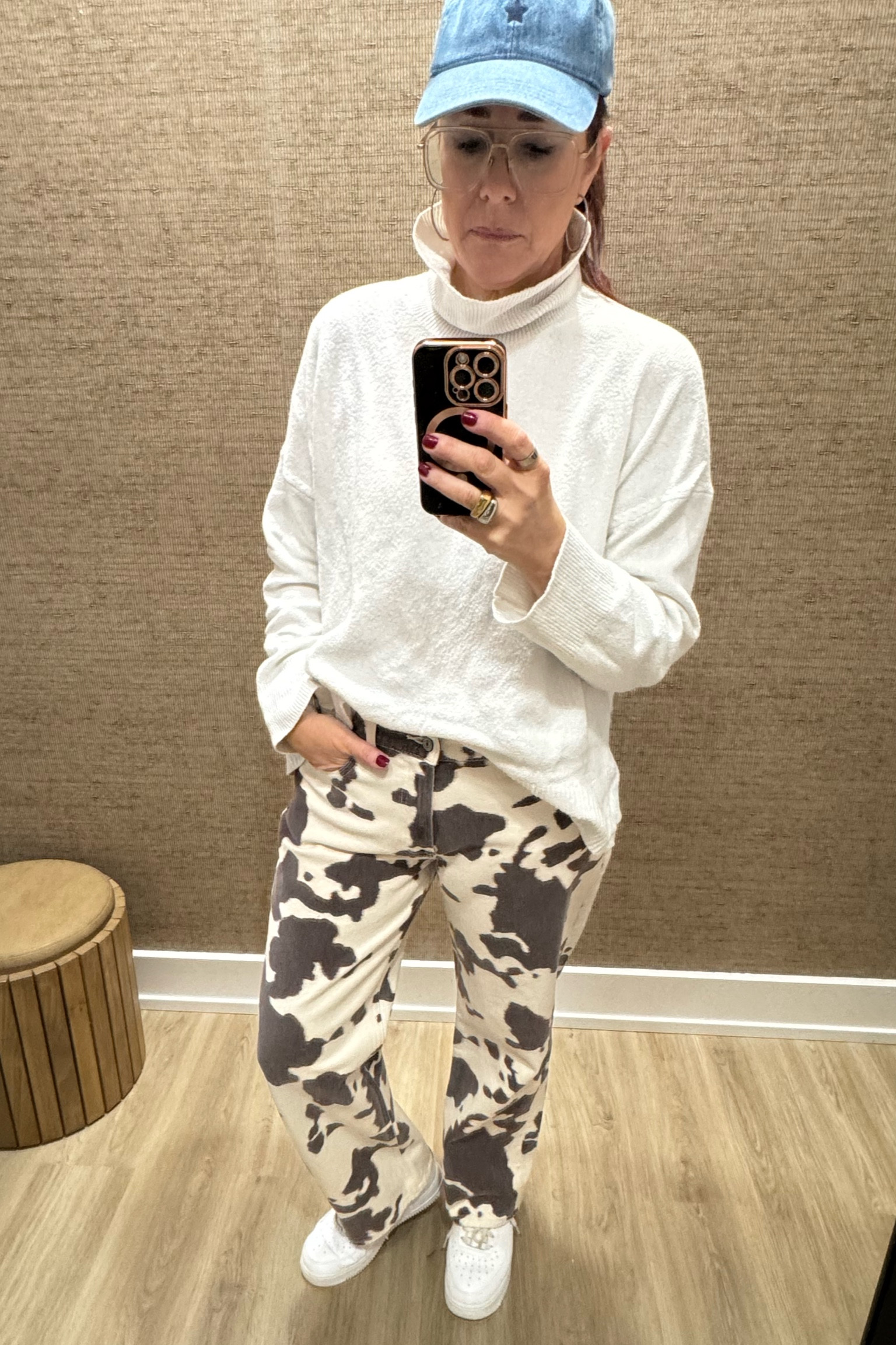 Abercrombie is BACK!  I shopped this brand HARD in college. When my boys were younger I got a lot for them, except the stores were soooo heavy with cologne, I had to wash it all as soon as it got home. Then there was the problematic CEO…

I was shocked to see a new A&F store at my local mall and very pleased with their selection. 

I’m obsessed with their baggy jeans (so many washes and patterns), and over the 🐮 MOOn with this particular pair. Fit is true to size and super flattering. 

They currently have some great sales on holiday dresses (if you need a cocktail dress) and my guys LOVE their men’s collections  

#LTKStyleTip #LTKWatchNow #LTKSaleAlert