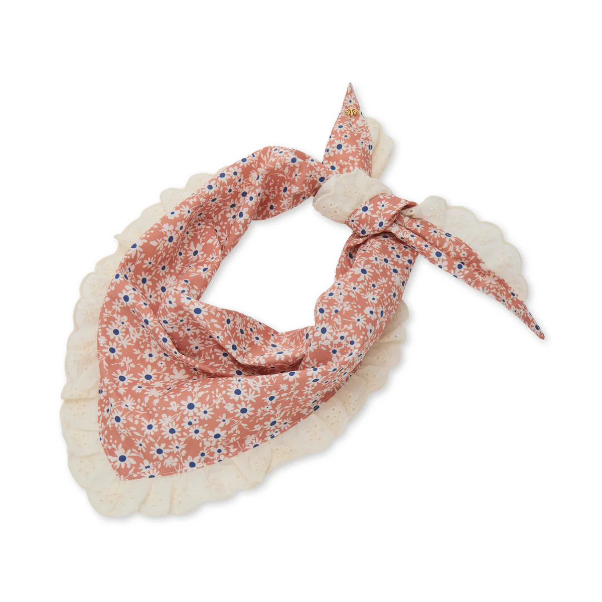 LITTLE HOUSE ON THE PRAIRIE™  LAURA AUDREY EYELET TRIM SCARF | LELE SADOUGHI