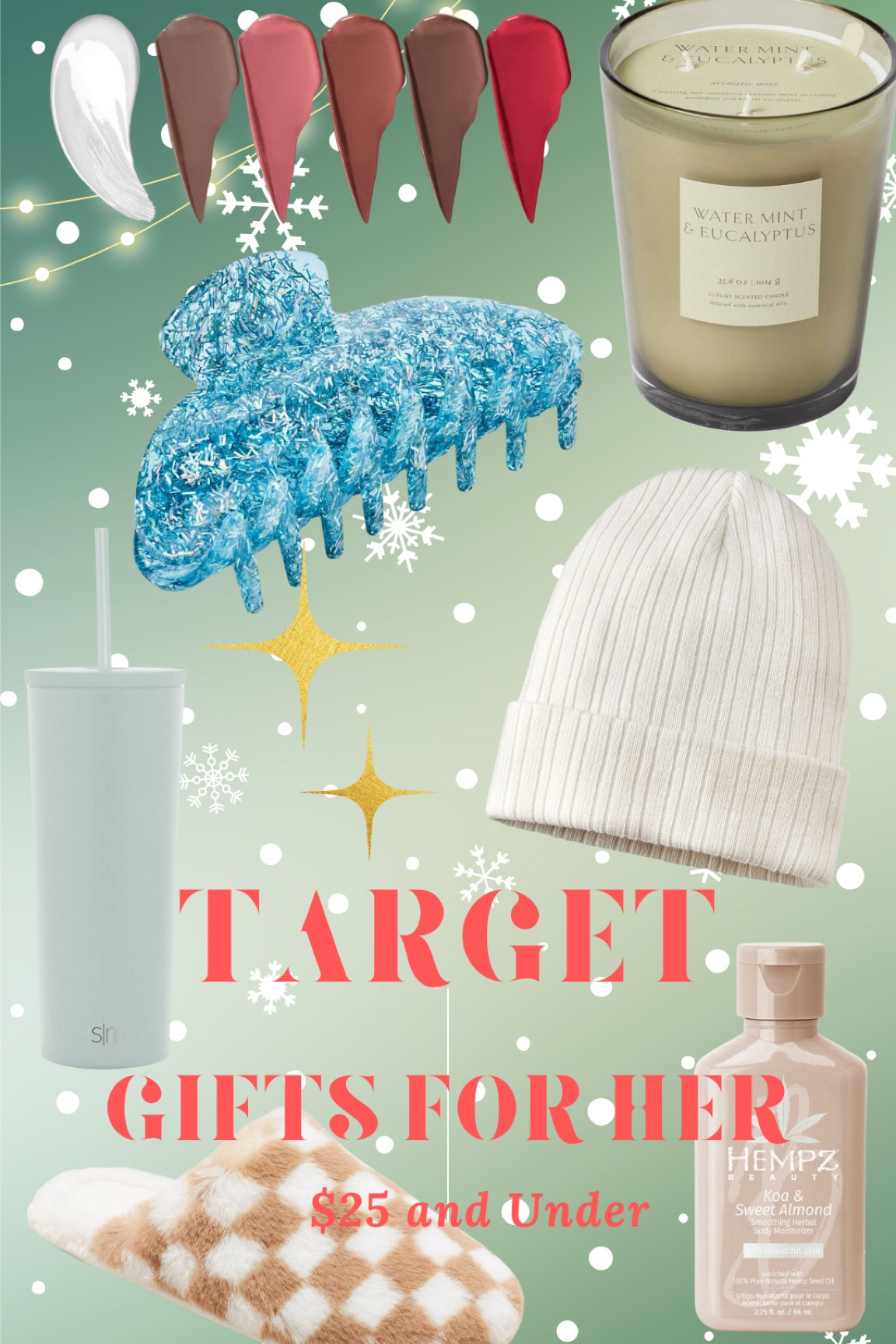 Target has the cutest gifts for her under $25. The beanie is legit $5 and so cute! 

#LTKfindsunder50 #LTKHoliday #LTKGiftGuide