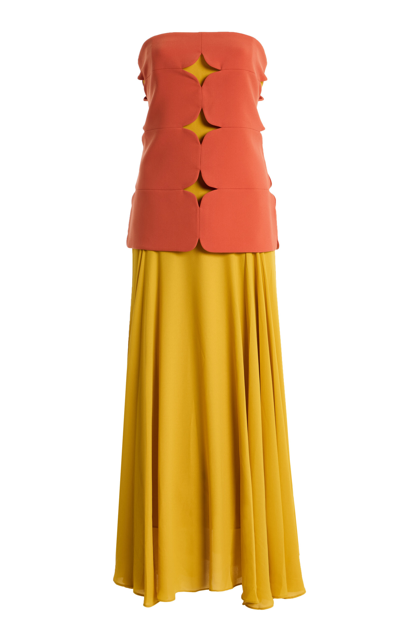 Rasha Strapless Cutout Midi Dress | Moda Operandi (Global)
