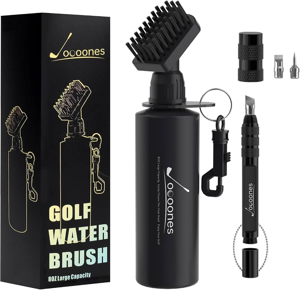 Golf Club Cleaning Kit Durable Golf Water Brush Sturdy Groove Sharpener with 3 Replaceable Heads ... | Amazon (US)