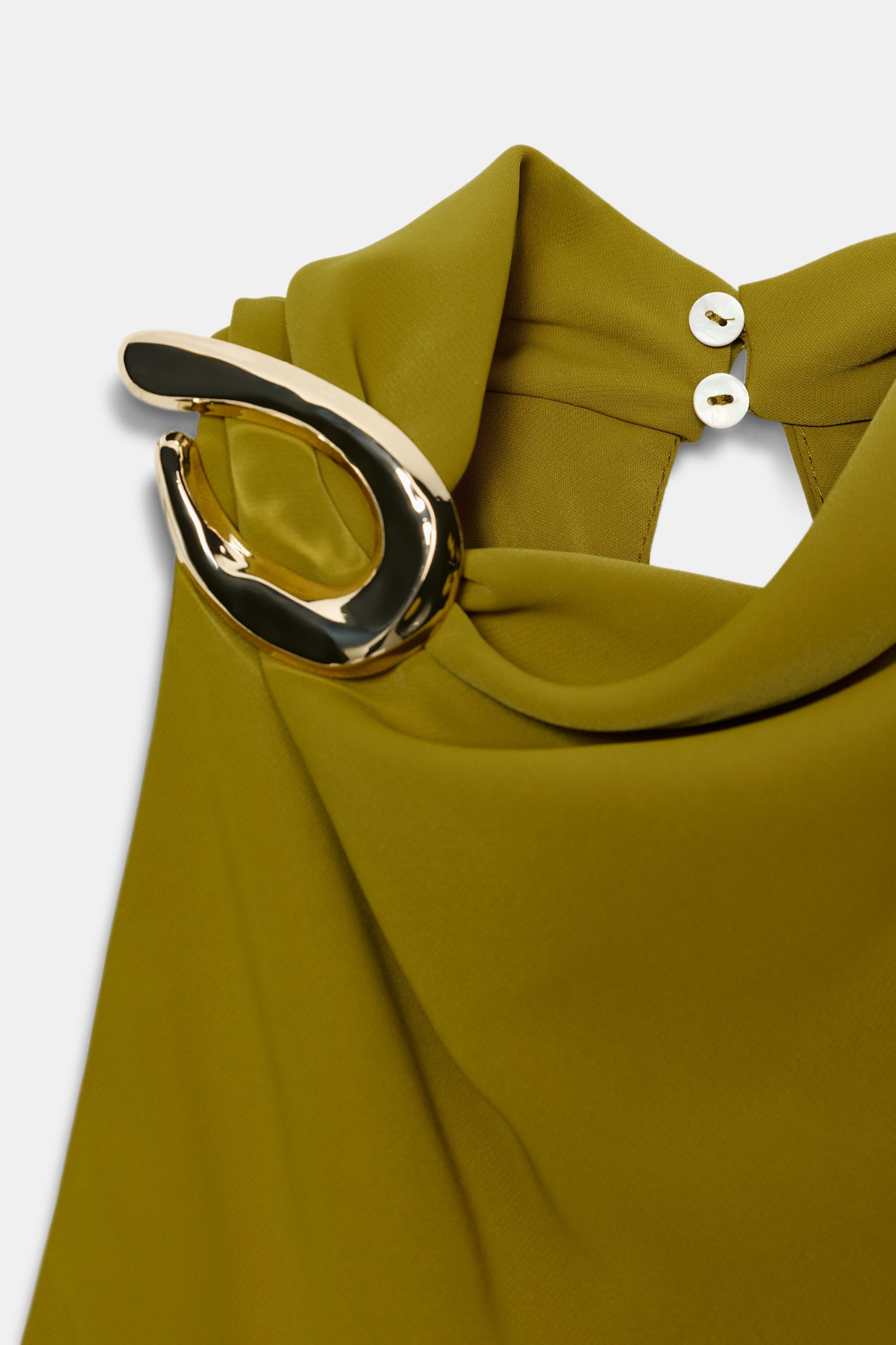 HARDWARE HALTER TOP | Zara US