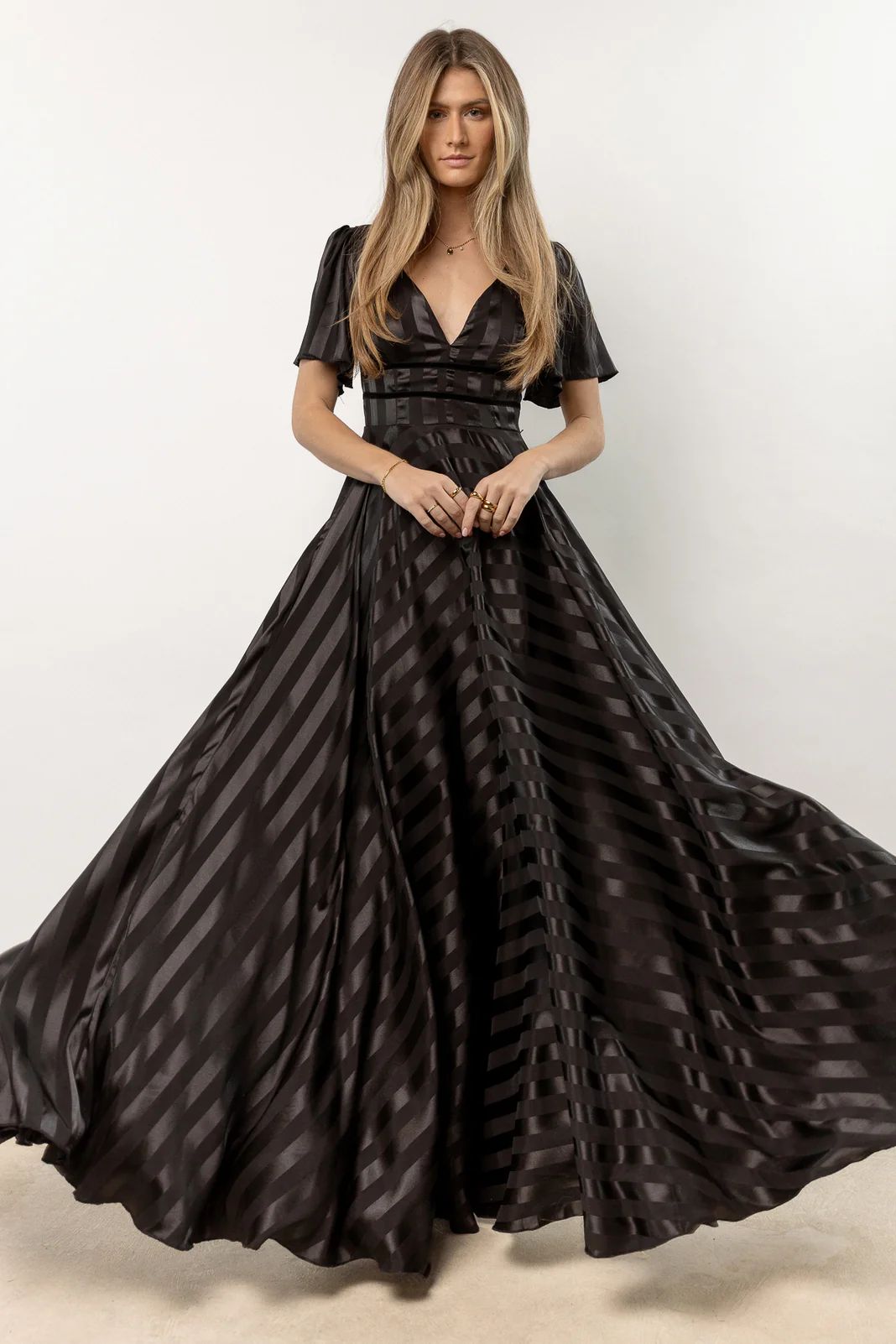 Rylee Maxi Dress in Black - böhme | Bohme