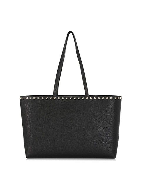Rockstud Leather Tote Bag | Saks Fifth Avenue