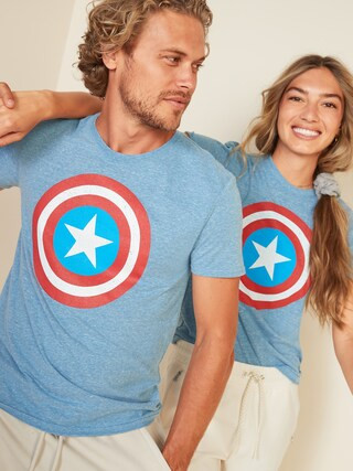 Marvel&#153 Captain America Gender-Neutral Tee for Adults | Old Navy (US)