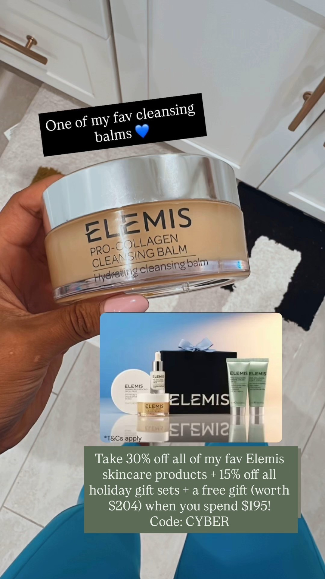 Elemis Black Friday sale. Elemis skincare. Cyber Monday. Cyber week sale. Elemis sale. Cleansing balm sale. Makeup remover. Night time skincare routine. Evening skincare routine. Morning skincare routine. Marine collagen cream. Pro collagen marine cream. Moisturizer. Elemis cleansing balm 50% off today only! Makeup cleansing balm. Makeup remover. Sephora sale. Luxury skincare. Gifts for him. Gifts for her. Gifts for skincare lovers. Gifts for makeup lovers. Evening skincare routine. Night time skincare routine. Spa and facial at home. Beauty on sale. Pro-collagen makeup melting cleansing balm. Christmas gift. White elephant gift.
Secret Santa gift. Birthday gift. Skincare lovers gifts. 

Code: CYBER

#LTKFindsUnder50 #LTKBeauty #LTKTravel

#LTKTravel #LTKFallSale #LTKBeauty

#LTKselfcare #LTKBeauty #LTKCyberWeek