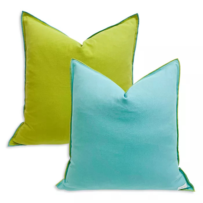 Blue/Green Two-Toned Decorative Pillow, 22" x 22" | Bloomingdale's (US)