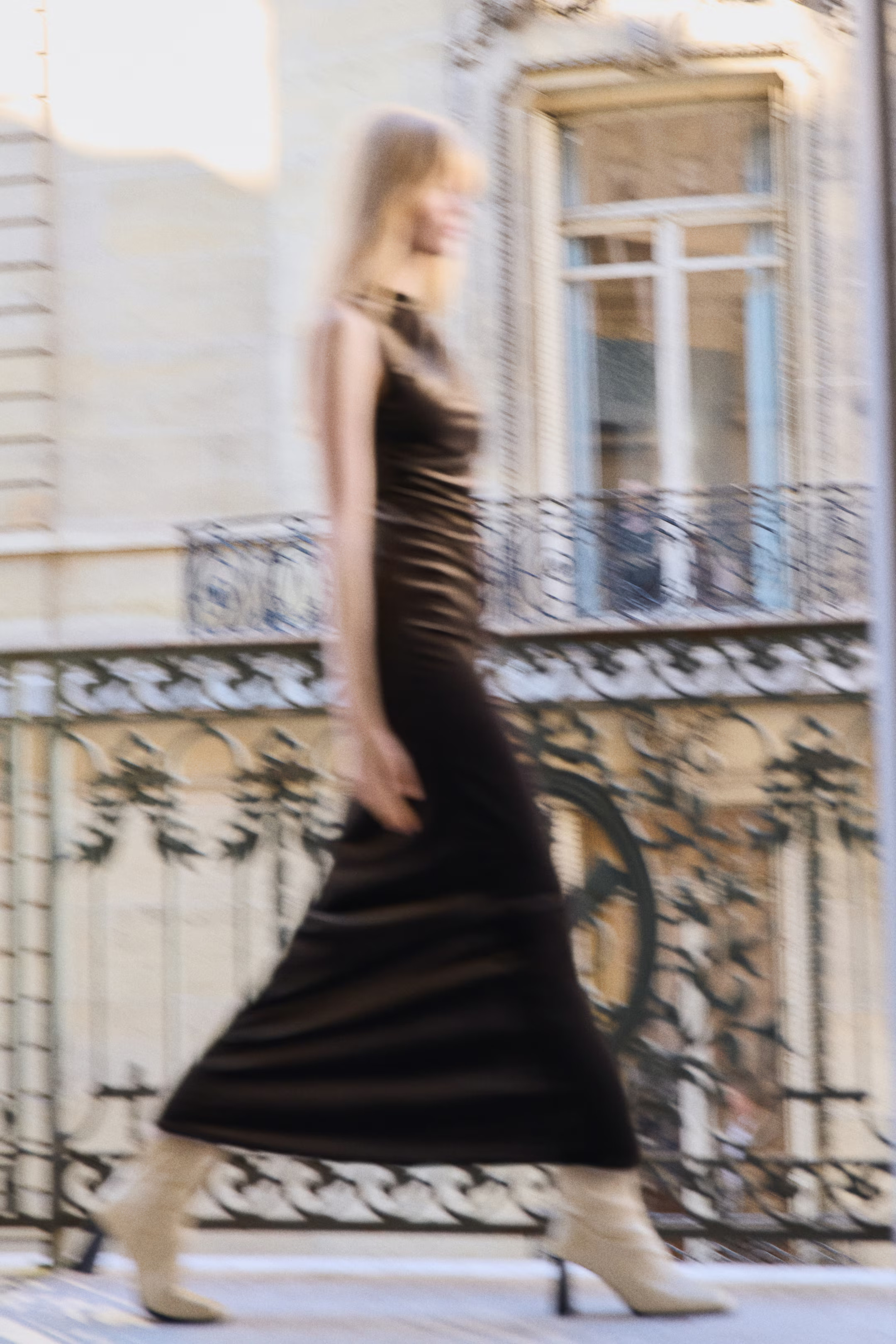 Sleeveless Velour Dress | H&M (US + CA)