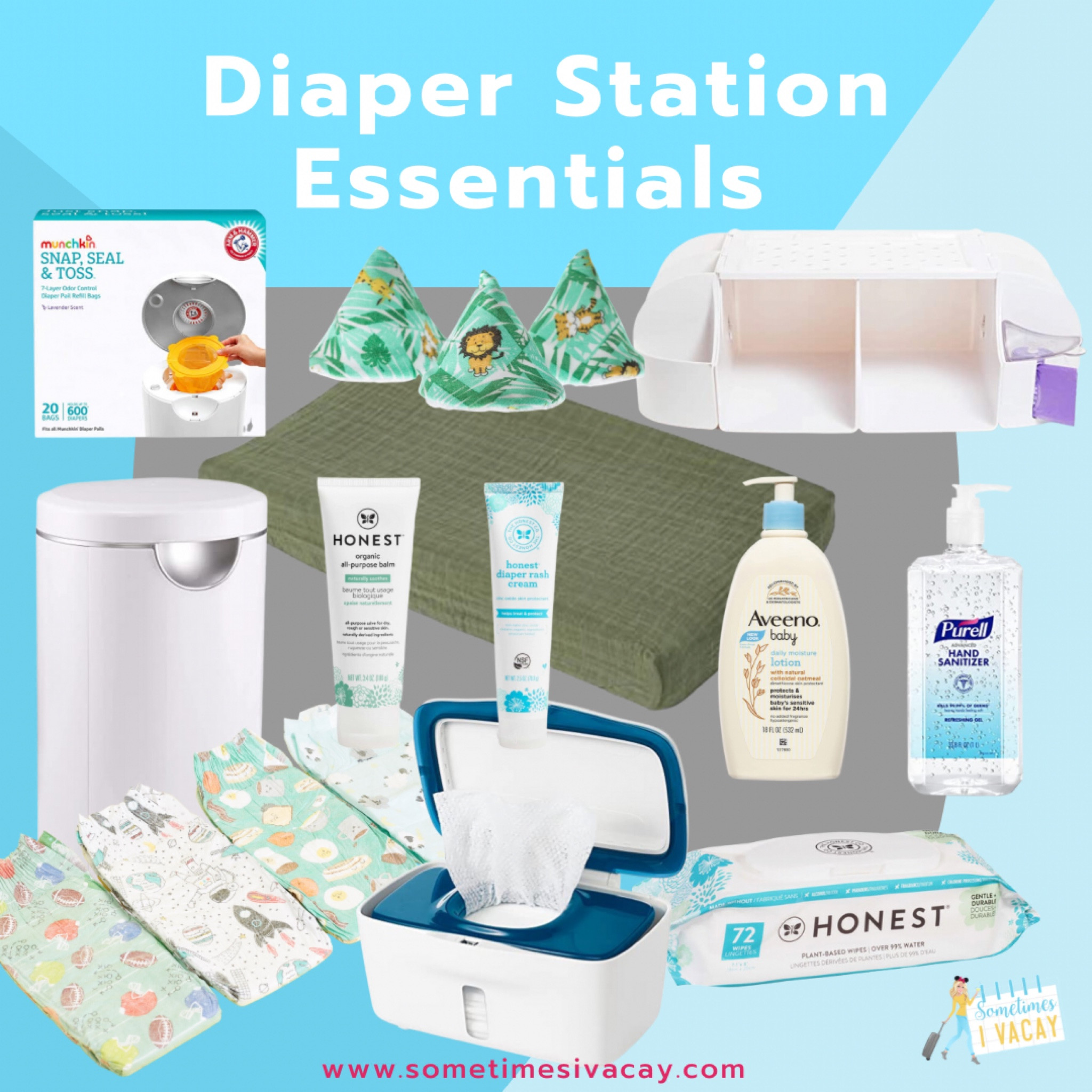 Diaper Changing Station Must-Haves! 
Things every parent needs to have on hand when going to change their baby’s diaper!

#LTKunder100 #LTKbump #LTKbaby