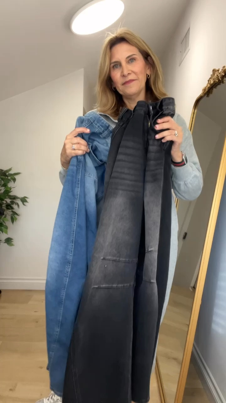 Amazon barrel jeans that I wear on repeat. TTS

#LTKFindsUnder50 #LTKOver40 #LTKStyleTip