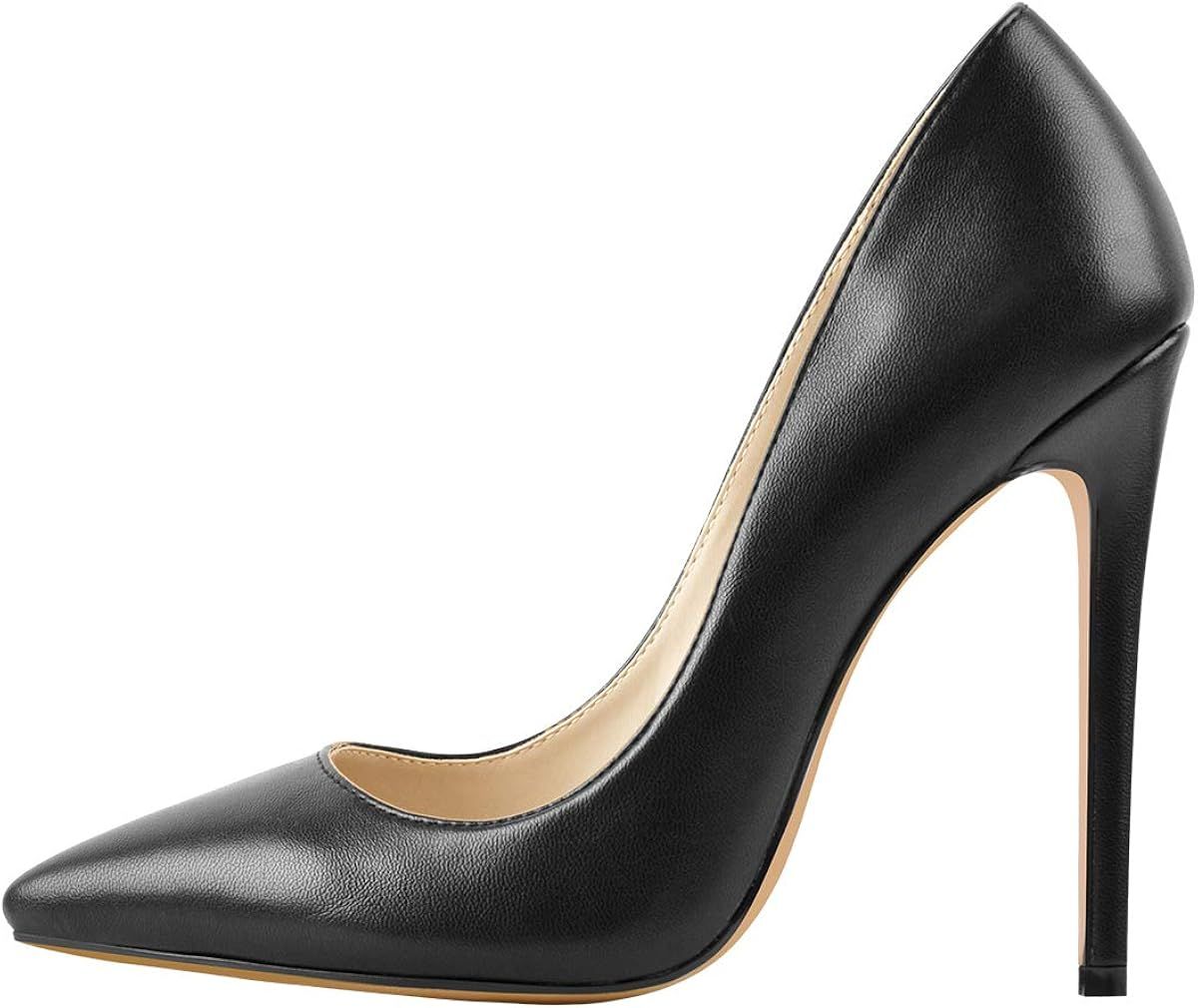 Richealnana Women's Classic Pumps Pointed Toe Sexy High Heels | Amazon (US)