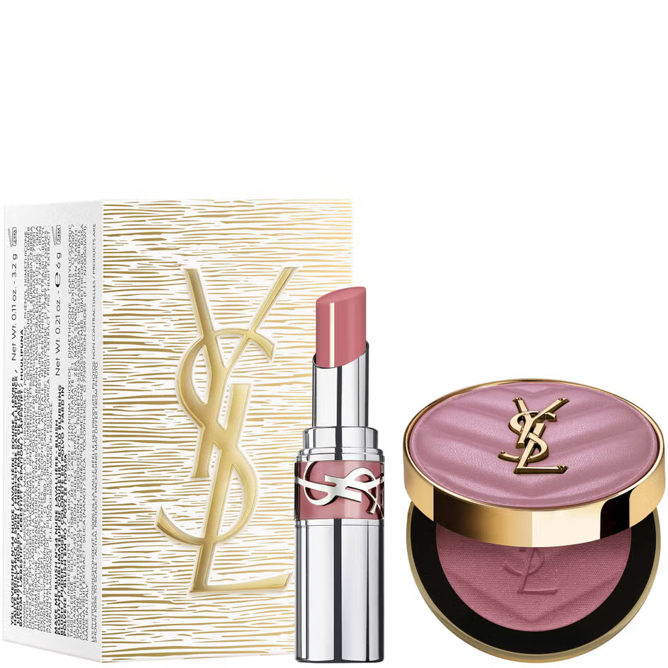 Yves Saint Laurent Make Me Blush Powder 44 & Loveshine lipstick 44 Gift Set (Worth £79) | Look Fantastic (UK)