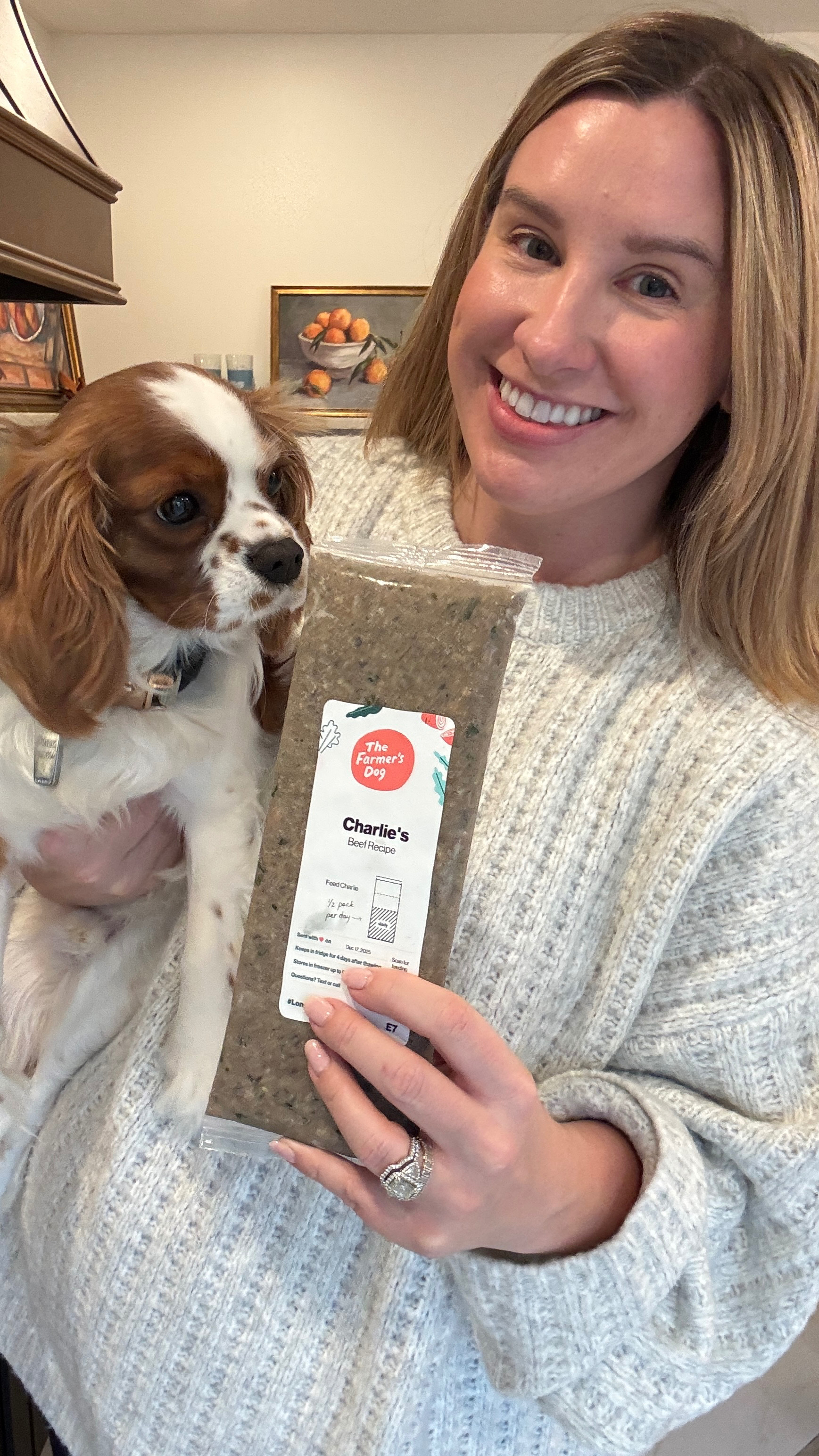 When we brought Charlie home, I really started thinking about what was going into his bowl. 🐾  I wanted his food to feel like real food—not just something scooped and poured.
That’s why we chose The Farmer’s Dog. Their meals are freshly made with human-grade ingredients, gently cooked to help retain more of their natural nutrients, and pre-portioned specifically for your dog’s needs. It takes all the guesswork out of feeding and makes it easier to support a healthy weight as your dog grows and changes (results may vary).
It just feels like a simple, thoughtful way to care for them—one bowl at a time.  Shop what we feed Charlie below. 🤍@thefarmersdog, #thefarmersdog, #TFDpartner  

 #LTKdayinmylife #LTKmomlife #LTKstorytime