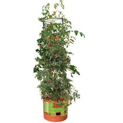 Hydrofarm GCTB Tomato Barrel Pot Garden Planting System and 4 Foot Trellis Tower | Target