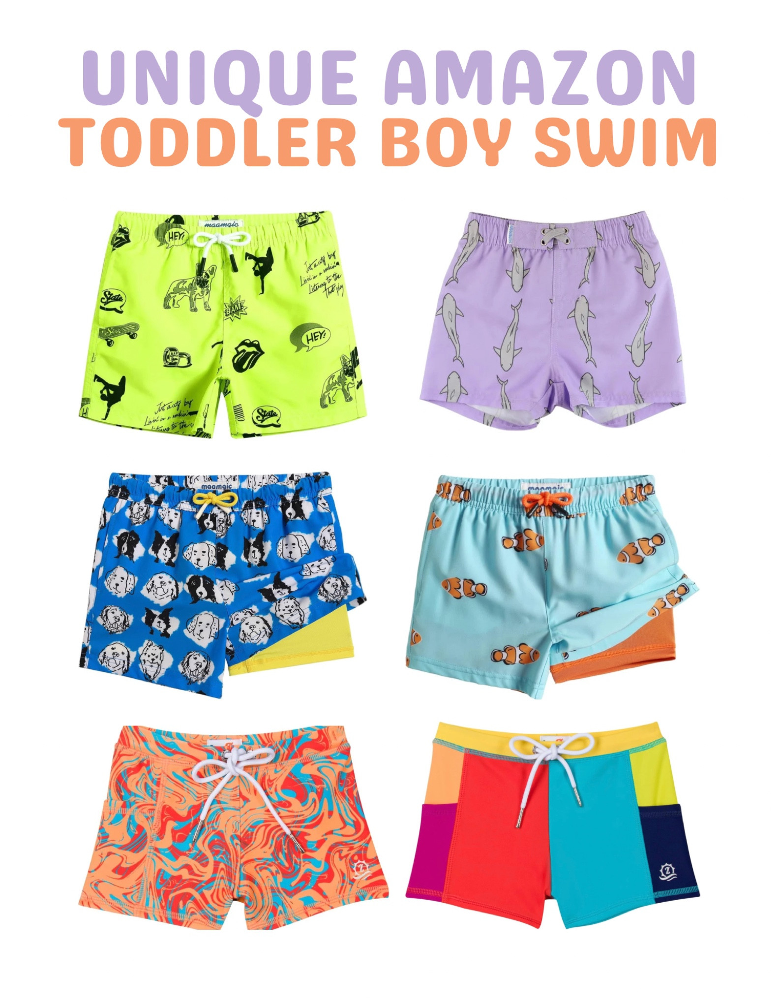 Stay safe with bright colors that stand out at the pool, the beach or on the boat this summer with unique Amazon toddler boy swim shorts!

#LTKbaby #LTKkids #LTKfamily