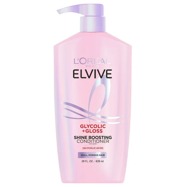 L'Oreal Paris Elvive Glycolic Gloss Shine Boosting Conditioner, 28 fl oz | Walmart (US)