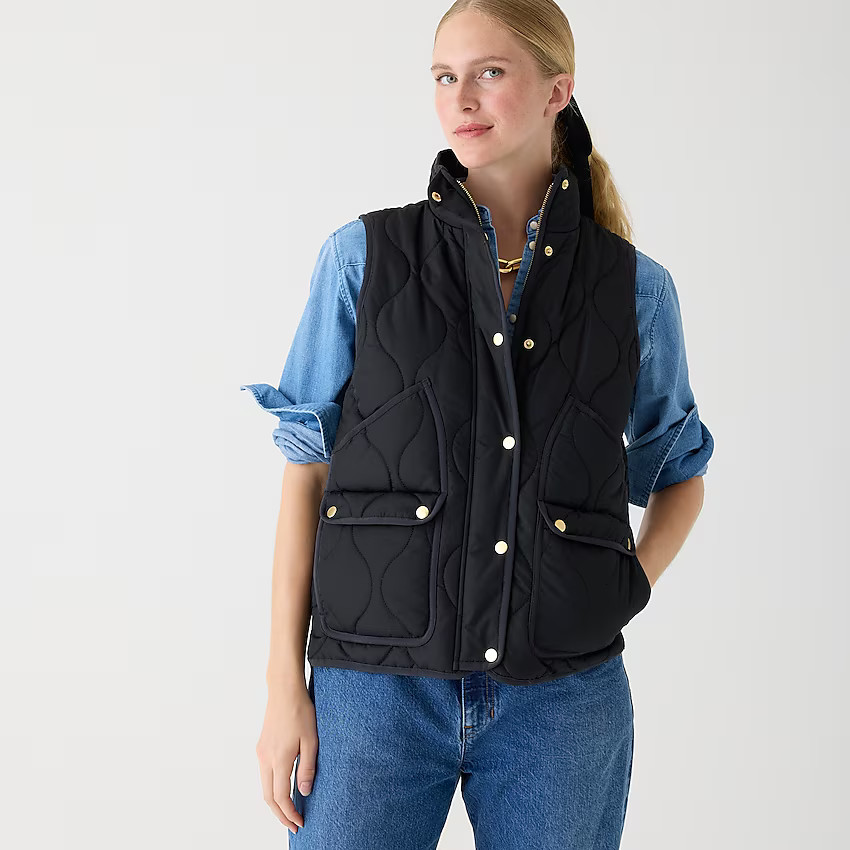 New quilted excursion vest | J. Crew US
