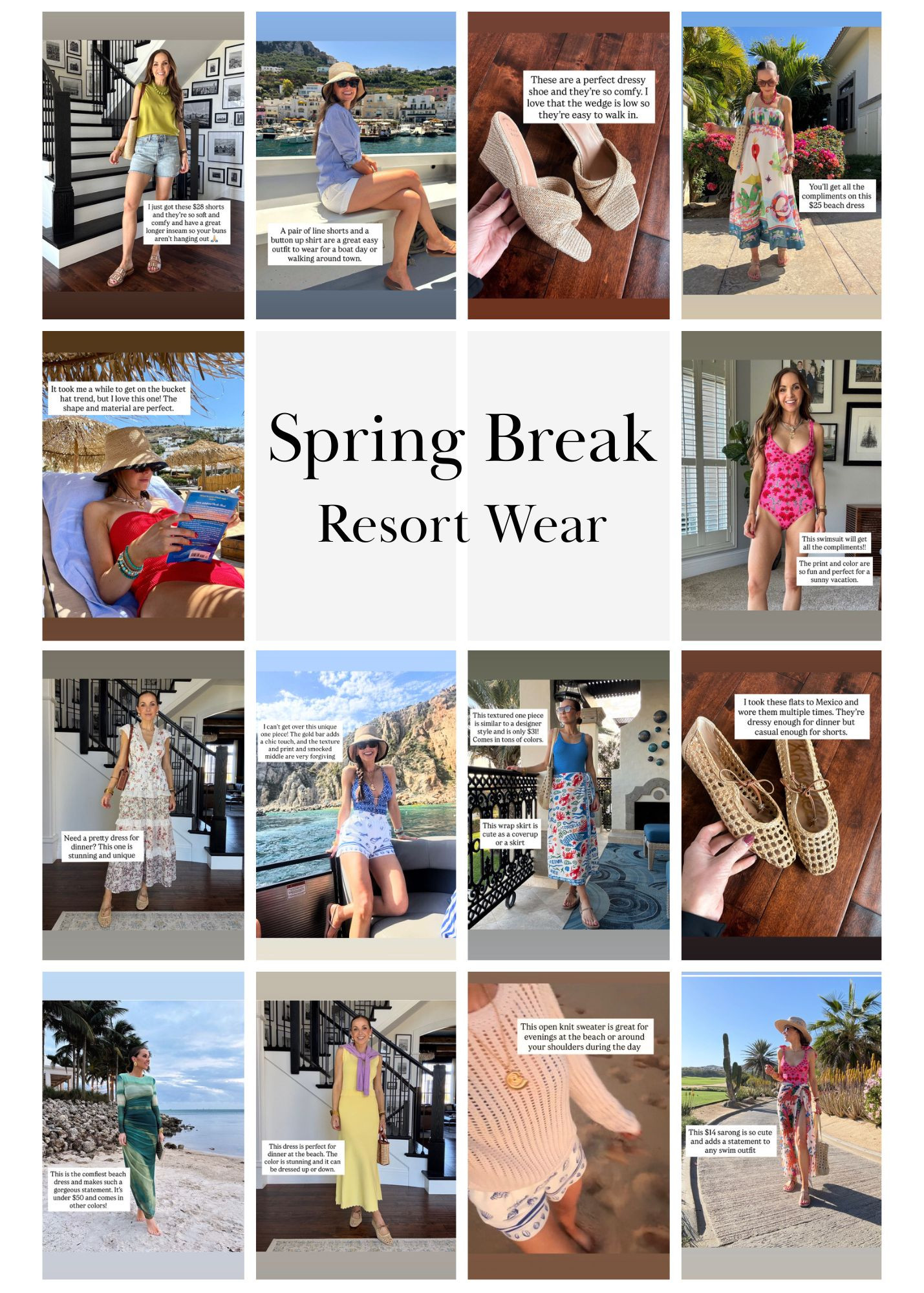  Round up of spring break outfits! 

 

#LTKgrwm #LTKTravel #LTKdayinmylife