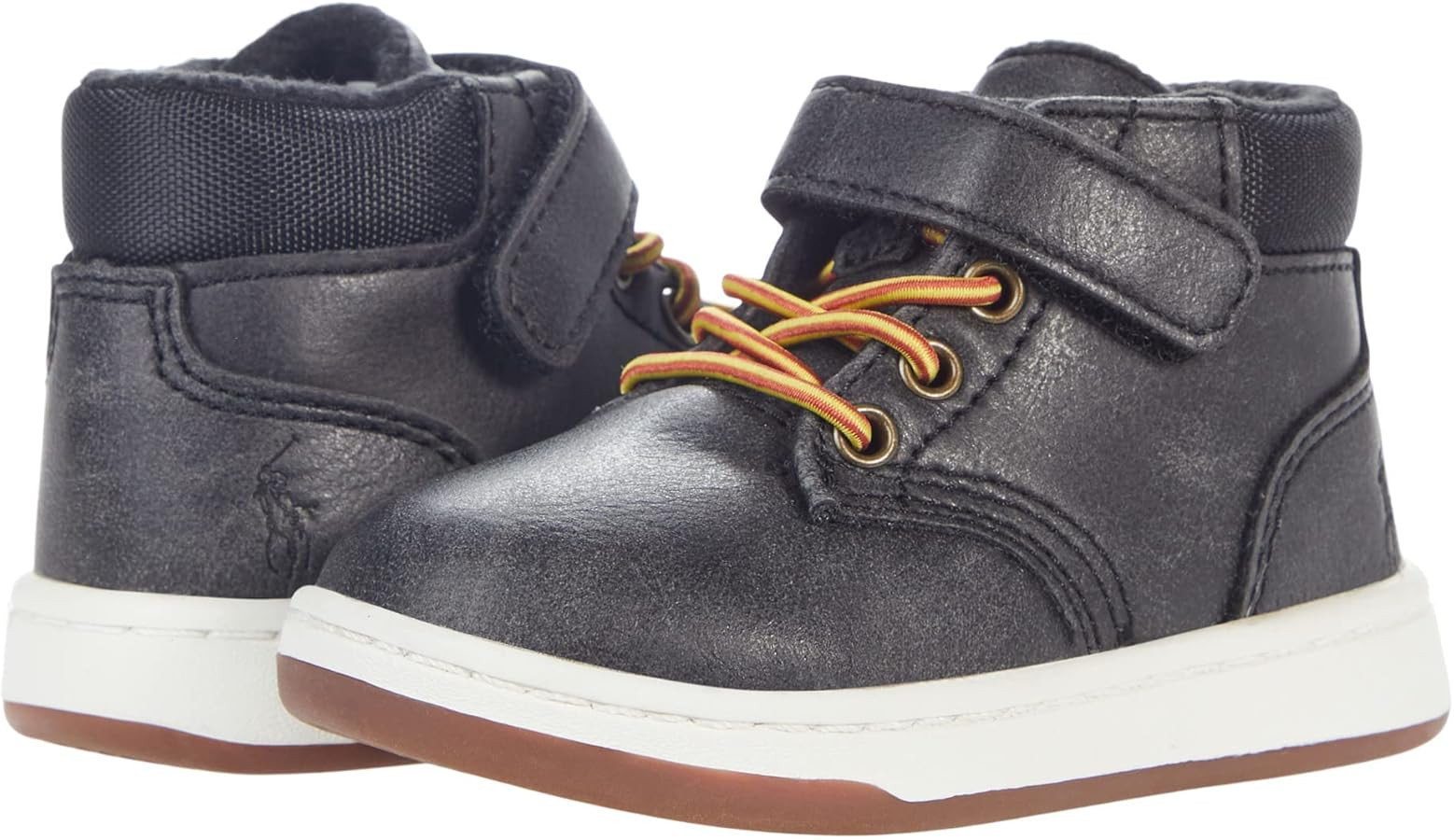 POLO RALPH LAUREN Baby-Boy's Court Sneaker Boot (Toddler) | Amazon (US)