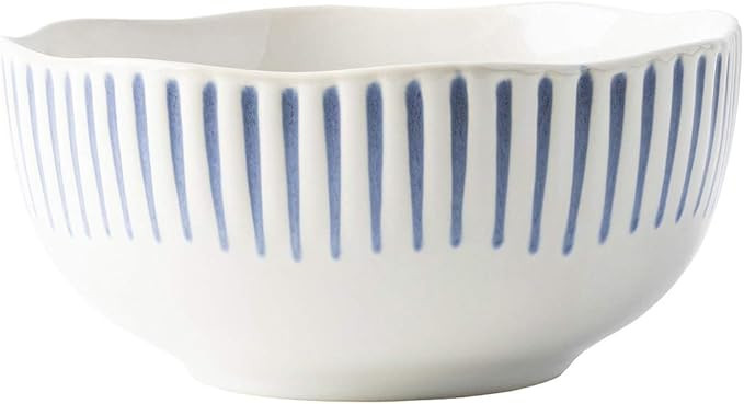 Juliska Sitio Stripe Indigo Cereal/Ice Cream Bowl | Amazon (US)