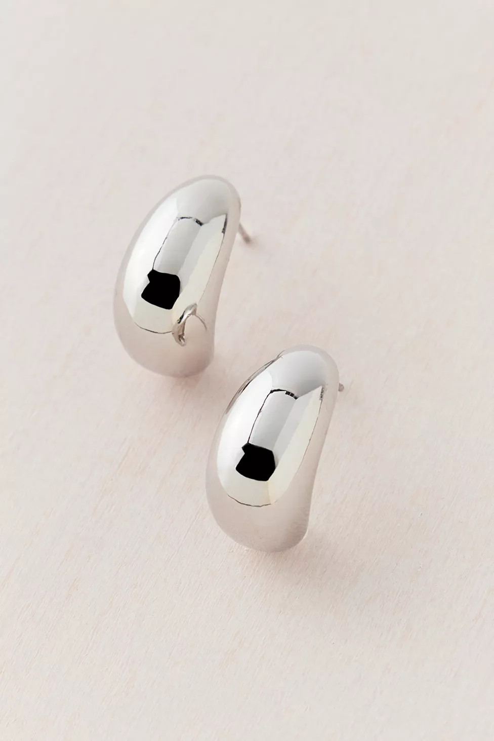 14k Gold Plated Dome Drop Earring | Urban Outfitters (US and RoW)